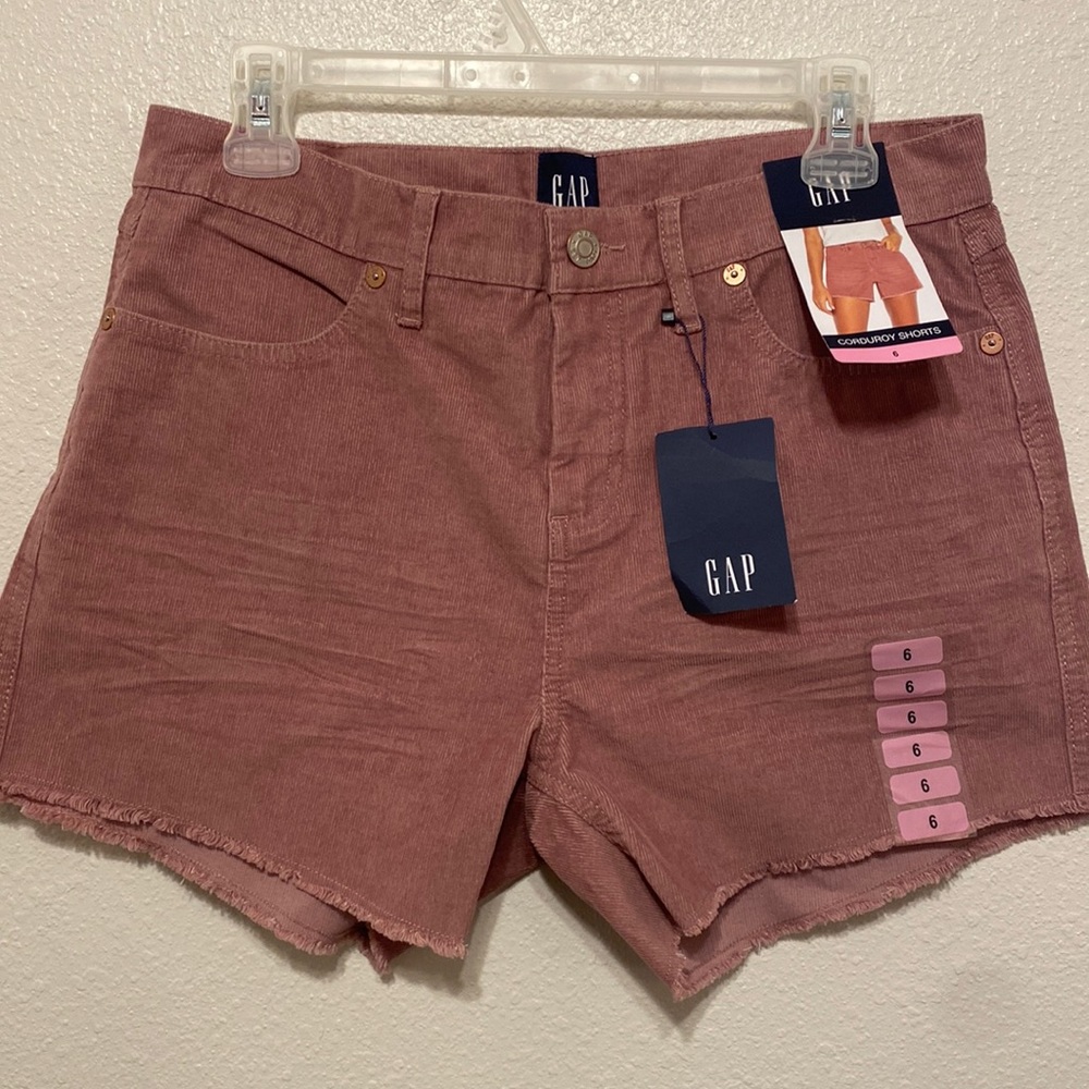 Dusty rose colored Corduroy shorts